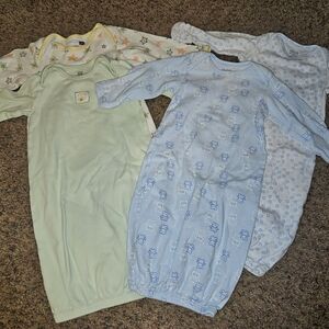 Carter's Sleep Sacks - Blue, Green, and White